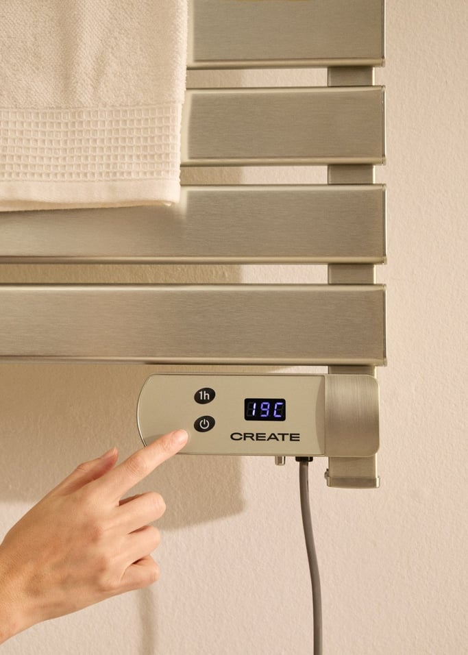 WARM TOWEL - Sèche-serviettes électrique au sol ou mural 500W, image de la galerie 3