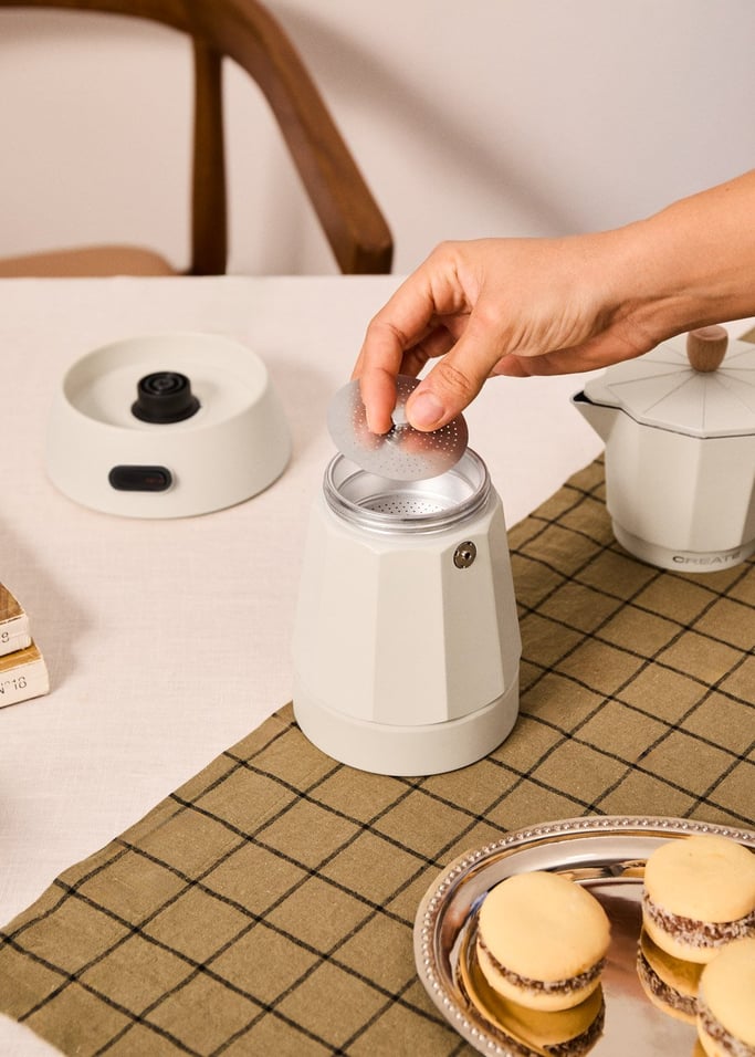 THERA MOKA ELECTRIC - Cafetière italienne électrique avec fonction de maintien au chaud, image de la galerie 4