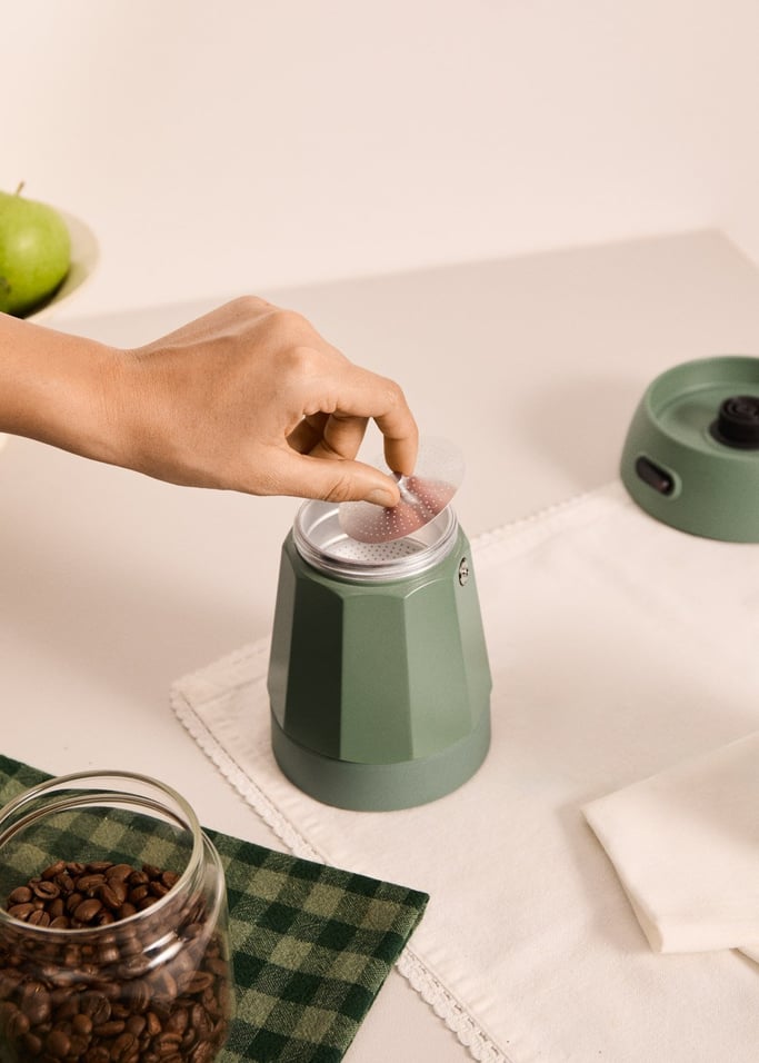 THERA MOKA ELECTRIC - Cafetière italienne électrique avec fonction de maintien au chaud, image de la galerie 4