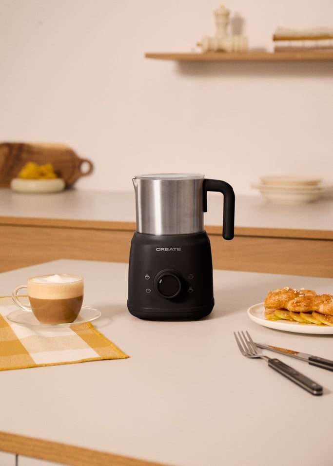 MILK FROTHER RETRO - Mousseur et chauffe-lait avec carafe amovible, image de la galerie 1