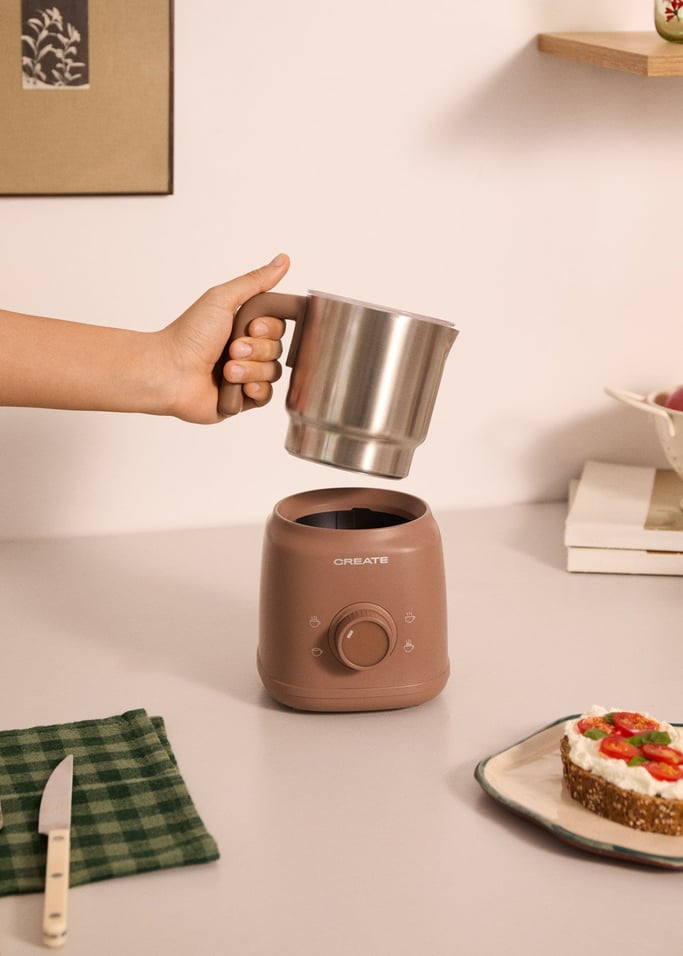 MILK FROTHER RETRO - Mousseur et chauffe-lait avec carafe amovible, image de la galerie 6