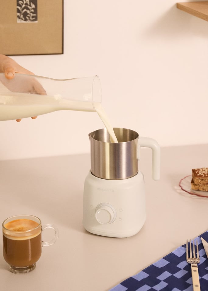 MILK FROTHER RETRO - Mousseur et chauffe-lait avec carafe amovible, image de la galerie 3