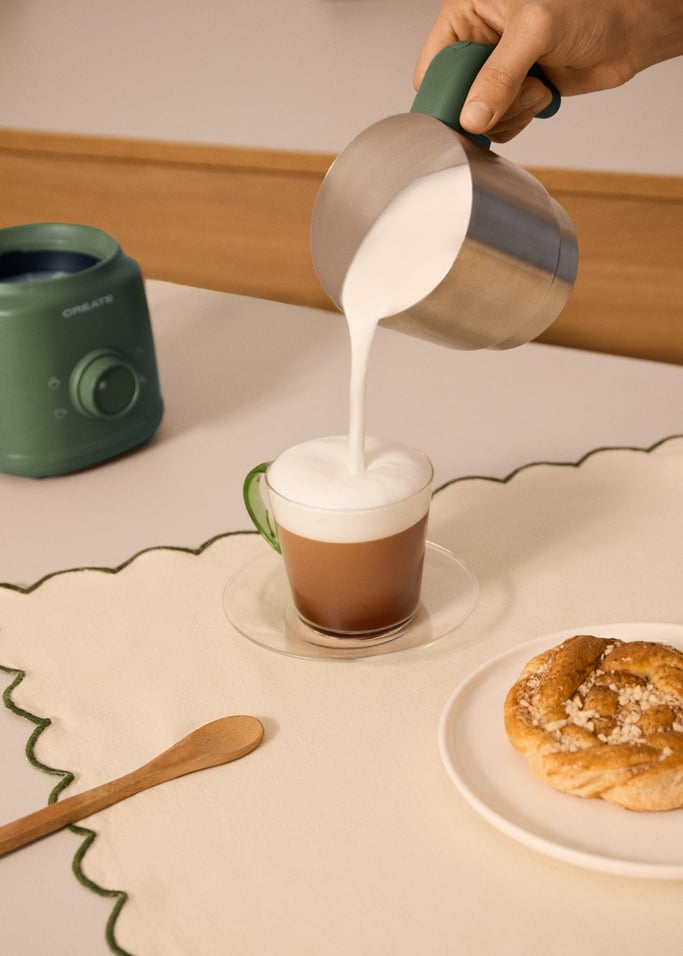 MILK FROTHER RETRO - Mousseur et chauffe-lait avec carafe amovible, image de la galerie 2