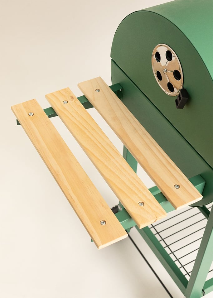 BBQ SMOKEY EASY - Barbecue fumoir au charbon, sur roulettes, image de la galerie 12