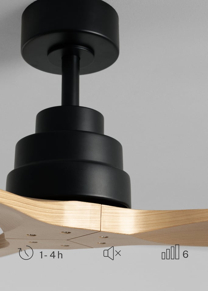 WIND STYLANCE - Ventilateur de plafond silencieux de 40 W avec pales en ABS technique, disponible en plusieurs tailles, image de la galerie 4