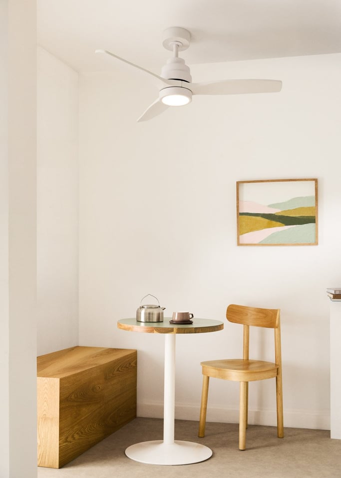 WIND STYLANCE - Ventilateur de plafond silencieux de 40 W avec pales en ABS technique, disponible en plusieurs tailles, image de la galerie 1