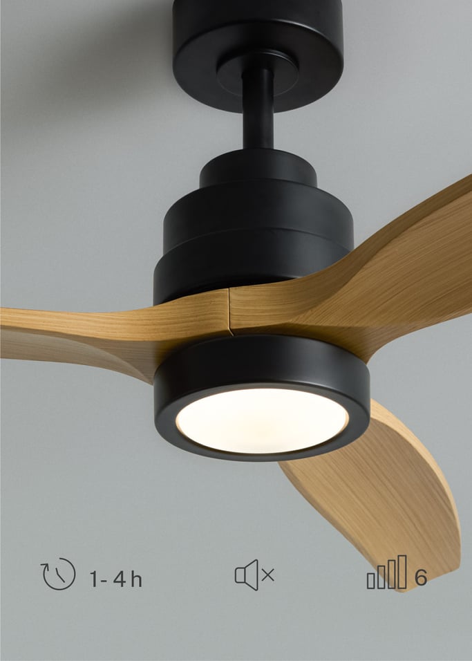 WIND STYLANCE - Ventilateur de plafond silencieux de 40 W avec pales en ABS technique, disponible en plusieurs tailles, image de la galerie 4