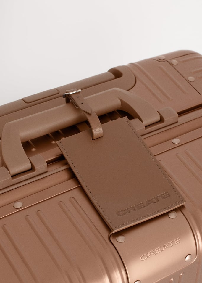 LUGGAGE ALUMINIUM - Valise rigide en aluminium avec serrure TSA et roues multidirectionnelles, image de la galerie 6