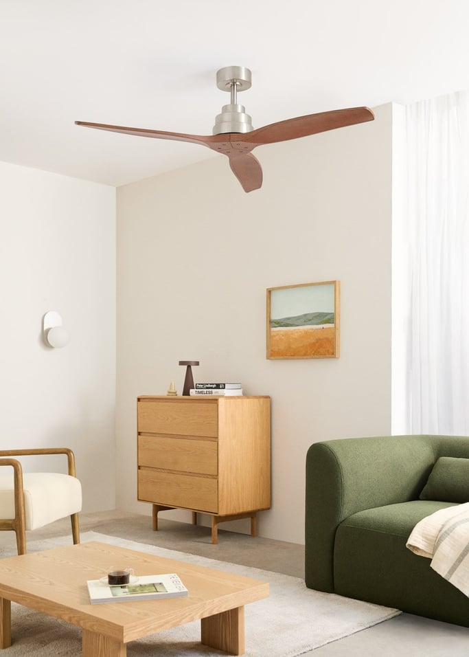 WIND STYLANCE - Ventilateur de plafond silencieux de 40 W avec pales en ABS technique, disponible en plusieurs tailles, image de la galerie 1