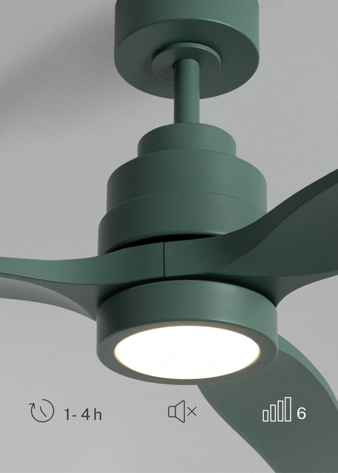 WIND STYLANCE - Ventilateur de plafond silencieux de 40 W avec pales en ABS technique, disponible en plusieurs tailles, image de la galerie 4