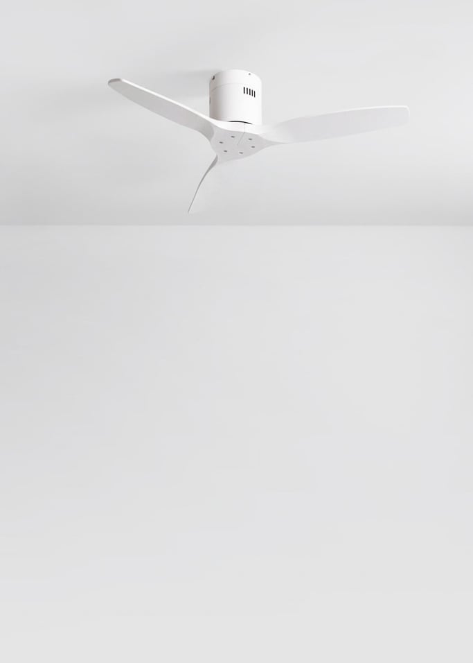 WIND CALM NATURAL WOOD - Ventilateur de plafond 40W silencieux 100% bois, image de la galerie 2