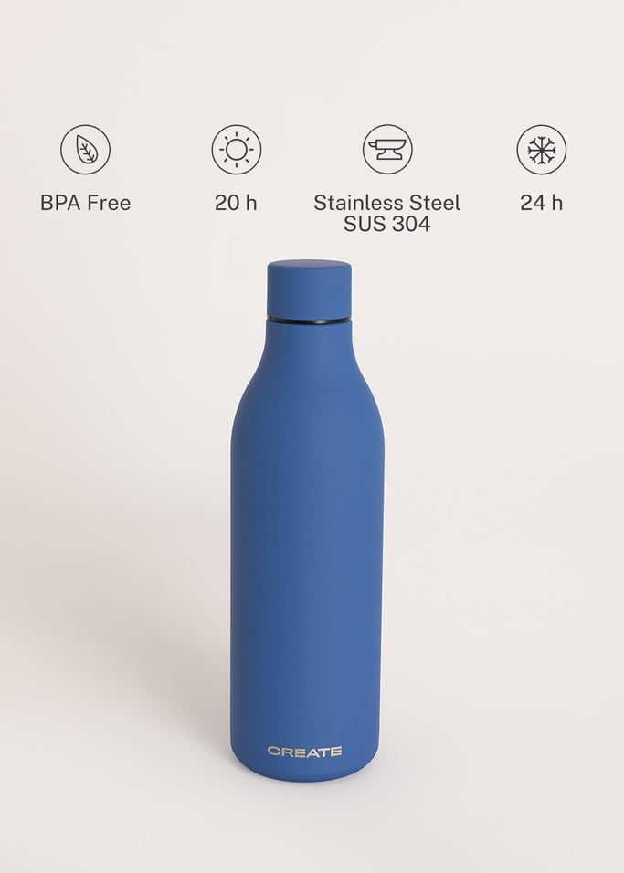 BOTTLE STUDIO - Bouteille isotherme en acier inoxydable plusieurs tailles, image de la galerie 2