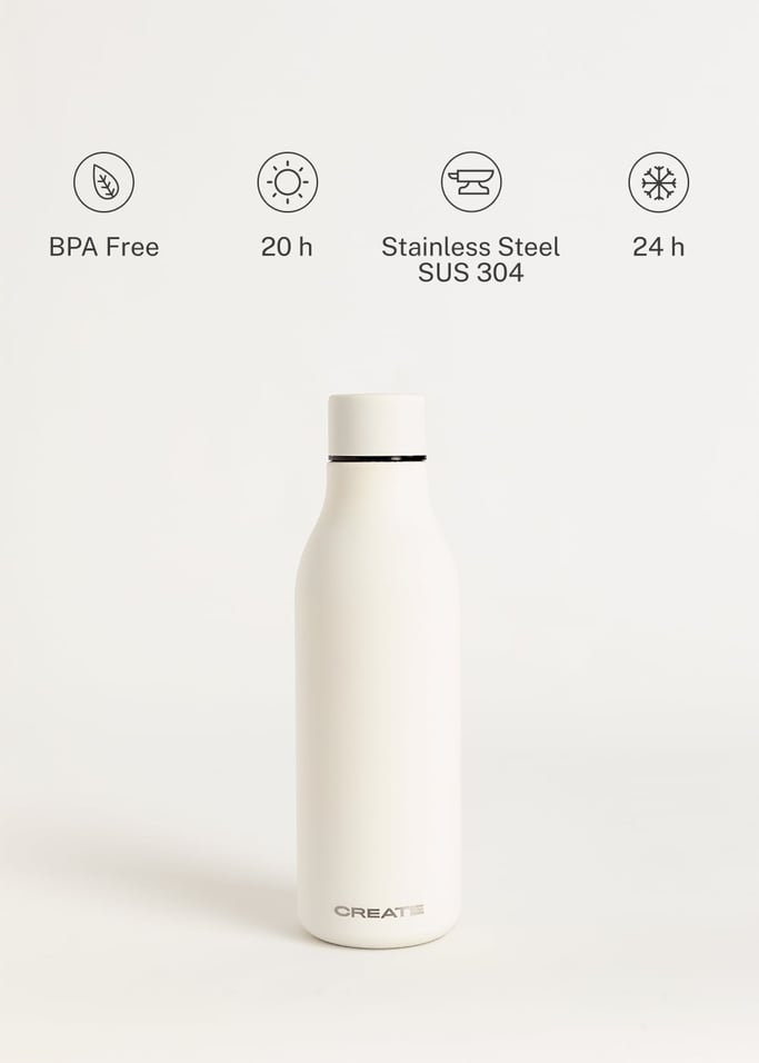 BOTTLE STUDIO - Bouteille isotherme en acier inoxydable plusieurs tailles, image de la galerie 4