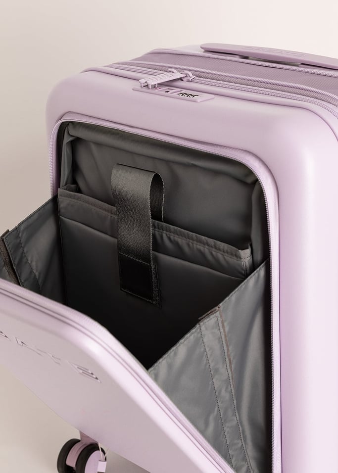 LUGGAGE STUDIO POCKET - Valise rigide extensible en polycarbonate compatible avec les compagnies Low Cost avec cadenas TSA, image de la galerie 9