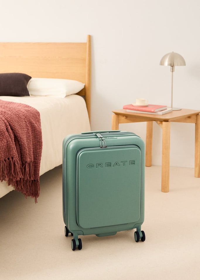 LUGGAGE STUDIO POCKET - Valise rigide extensible en polycarbonate compatible avec les compagnies Low Cost avec cadenas TSA, image de la galerie 1