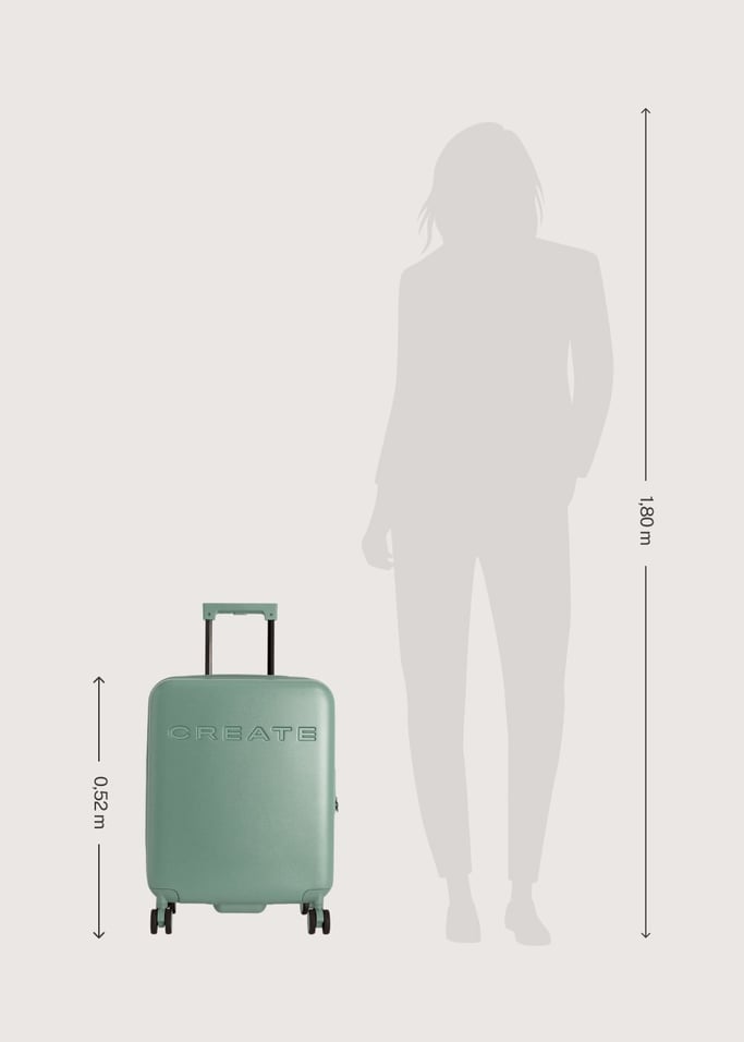 LUGGAGE STUDIO - Valise rigide en polycarbonate avec serrure TSA et roues multidirectionnelles, image de la galerie 12