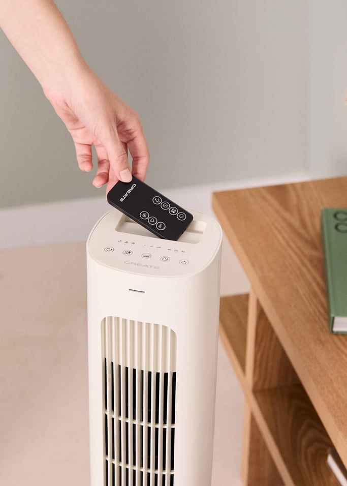 AIR TOWER - Ventilateur colonne oscillant 50W et 77 cm de hauteur, image de la galerie 5