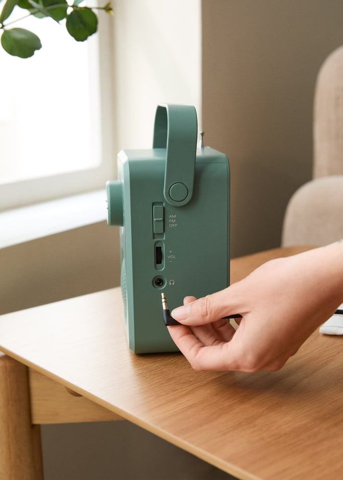 RADIO SPEAKER STUDIO - Radio portable AM/FM 5 W avec haut-parleur intégré, image de la galerie 6