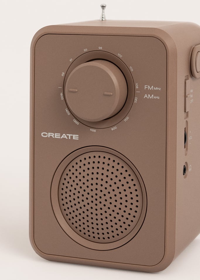 RADIO SPEAKER STUDIO - Radio portable AM/FM 5 W avec haut-parleur intégré, image de la galerie 8