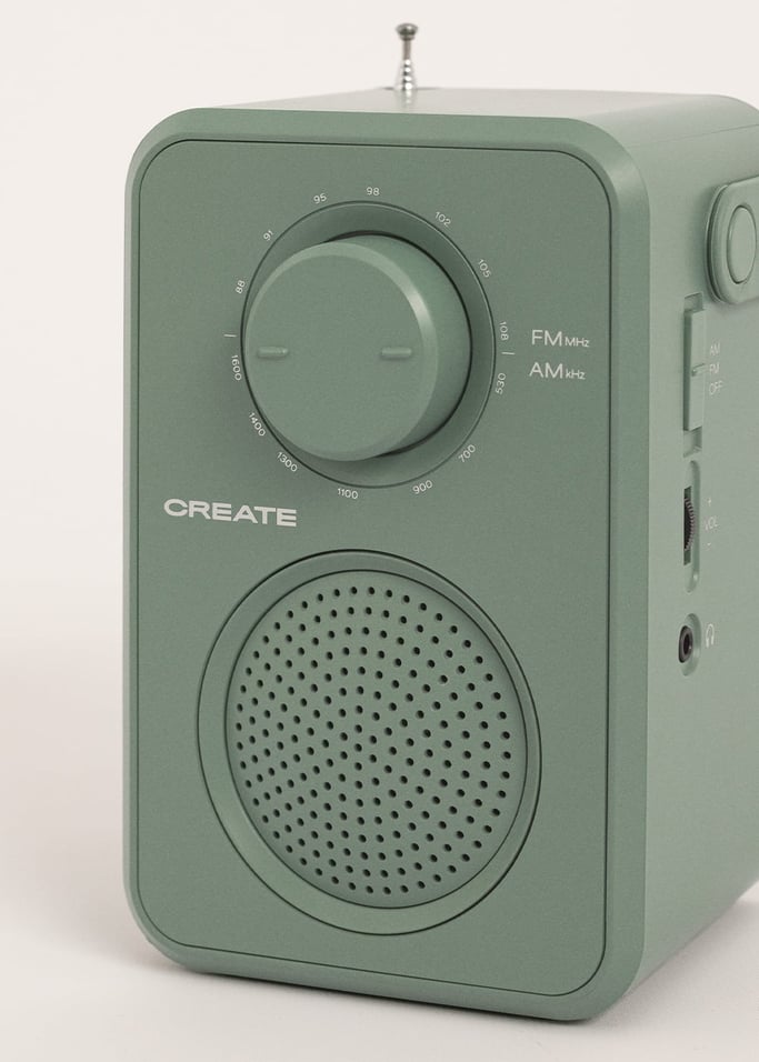 RADIO SPEAKER STUDIO - Radio portable AM/FM 5 W avec haut-parleur intégré, image de la galerie 9