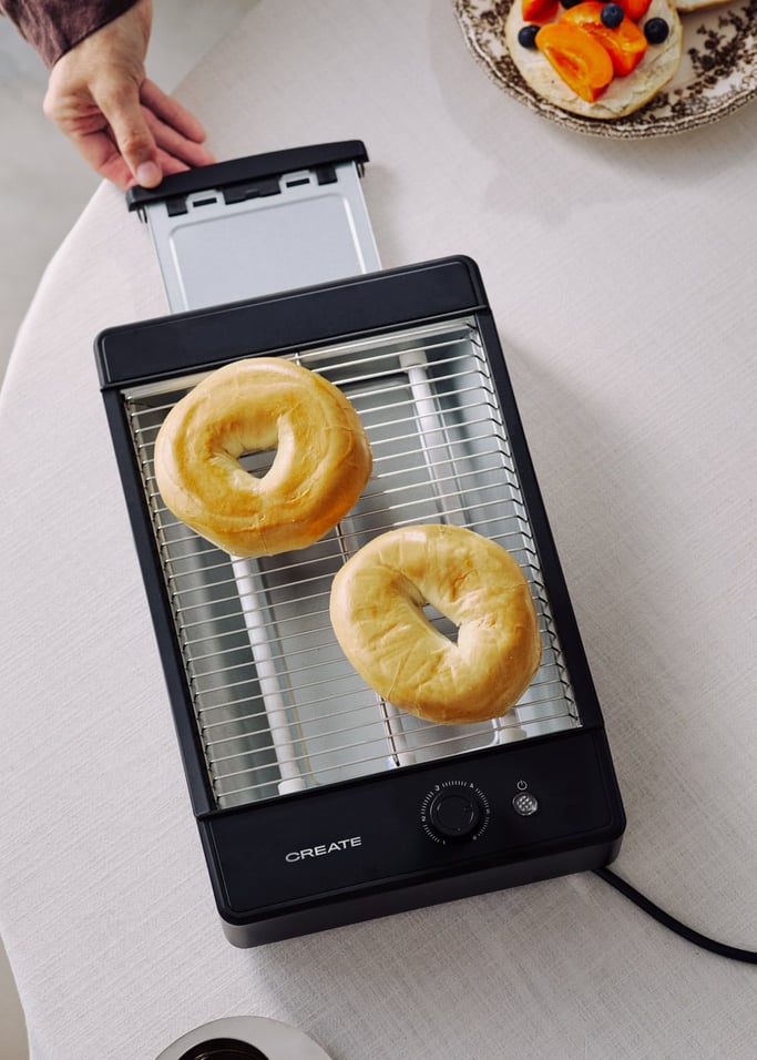 TOAST STUDIO FLAT - Grille-pain horizontal en acier inoxydable avec 3 résistances, image de la galerie 3