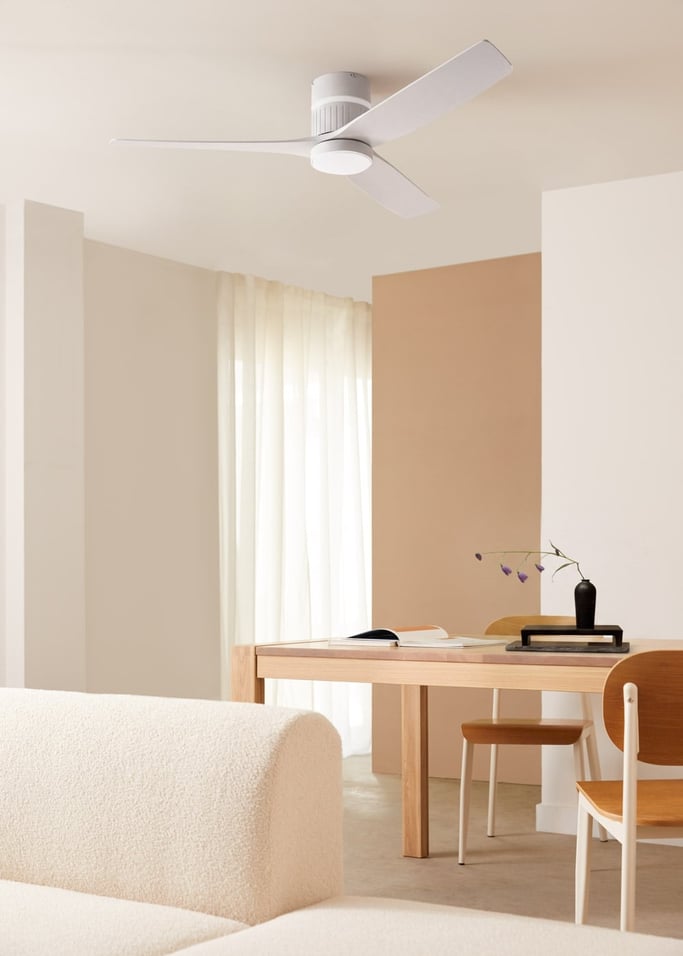 WIND LAYER - Ventilateur de plafond silencieux 40 W Ø132 cm avec lumière d’ambiance, image de la galerie 3