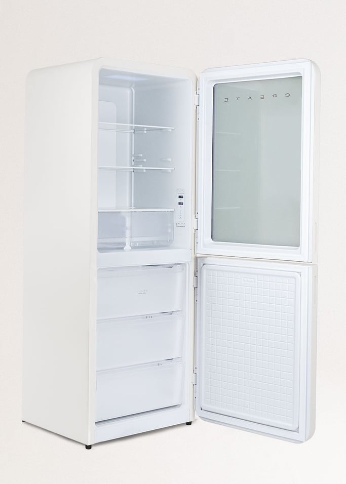 FRIDGE RETRO KNOCK KNOCK 401L - Toquez à la porte pour voir l'intérieur sans ouvrir le réfrigérateur, image de la galerie 17