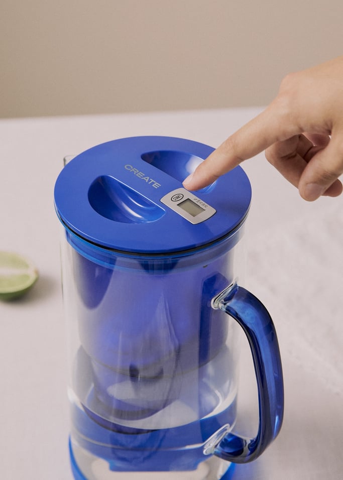 AQUA CLEAR JUG - Carafe filtrante en verre 1,5 l avec double filtre, image de la galerie 4