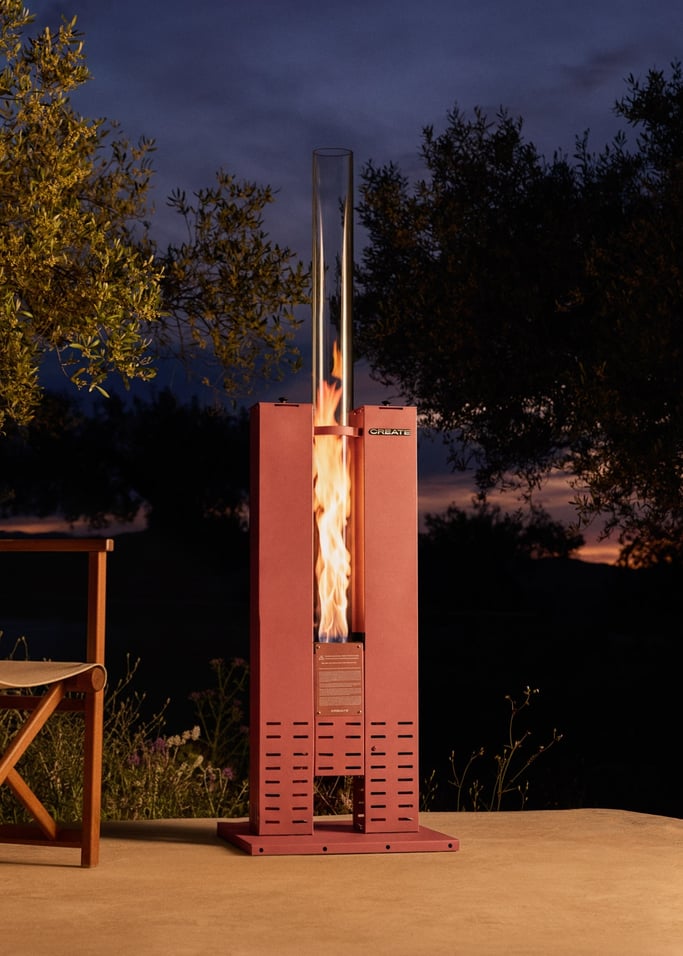FIRE TUBE HEATER - Poêle à pellets extérieur 8,2 kW sans fumée, image de la galerie 1