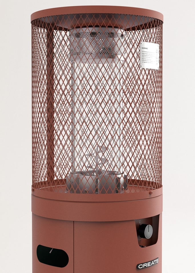 FIRE ROUND HEATER - Chauffage à gaz 8kW pour terrasses et extérieurs, image de la galerie 6