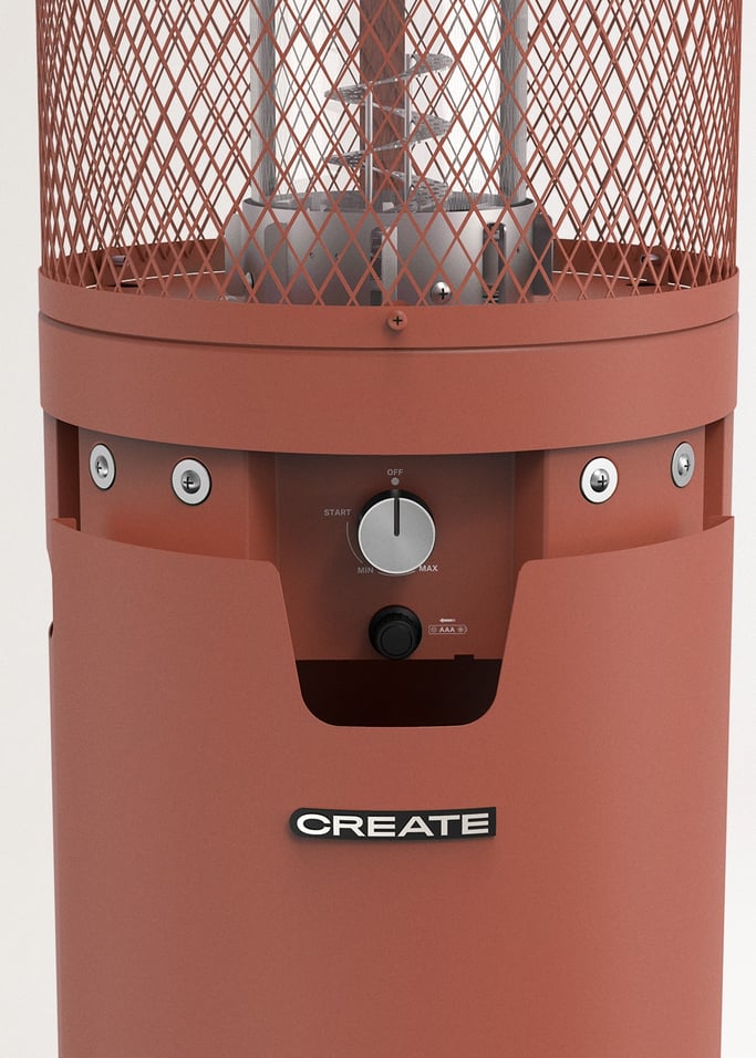 FIRE ROUND HEATER - Chauffage à gaz 8kW pour terrasses et extérieurs, image de la galerie 7