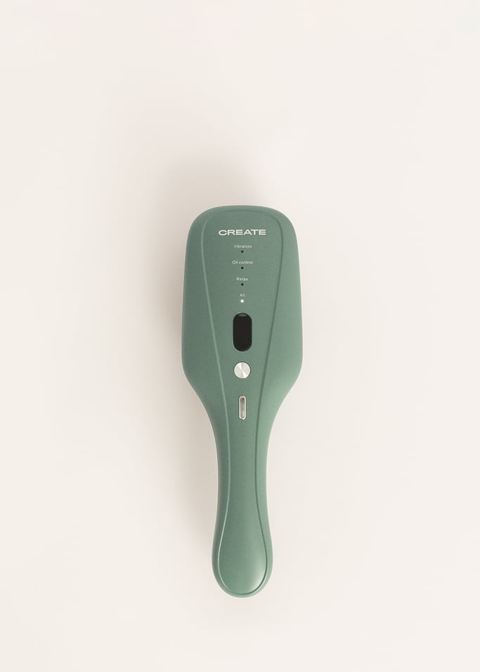 HAIRCARE LED BRUSH 4 in 1 - Brosse de soin capillaire 4-en-1 avec photothérapie LED, technologie ionique, EMS et laser LLLT, image de la galerie 7