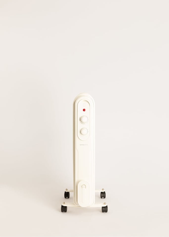 WARM OIL RETRO - Radiateur à bain d’huile 9 éléments 2000 W avec roulettes, image de la galerie 7