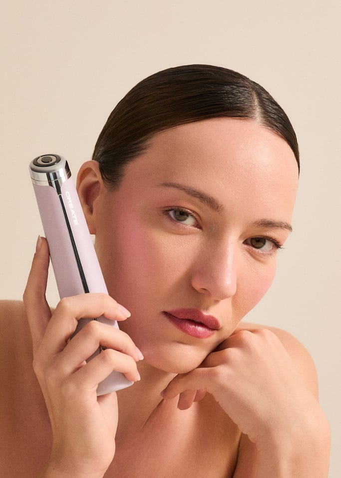 SKINCARE RF BOOSTER 5 in 1 - Appareil de soin du visage 5-en-1 à double tête avec RF, EMS, Airshot et LED, image de la galerie 1