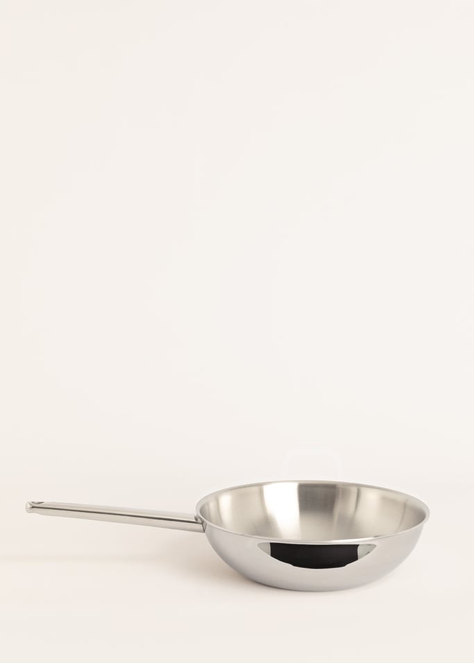 STEEL WOK - Wok en acier inoxydable triple couche avec couvercle, image de la galerie 10