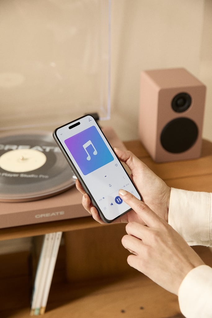 RECORD PLAYER STUDIO PRO - Platine vinyle avec 2 enceintes externes, Bluetooth et sortie RCA, image de la galerie 5