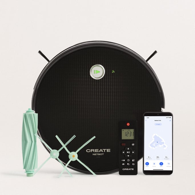 NETBOT S15 2.0 TOOL - Smart Robot Presser + Brosses Silicone, imagen de galería 1