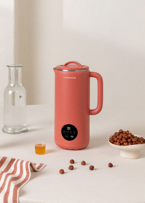 Create - Vegan Milk Maker, Macchina per fare latte di mandorle, soia,  avena, milkshake, con 6 programmi e timer, preparare tutti i tipi di latte  vegetale, 1,5 litri : : Casa e cucina