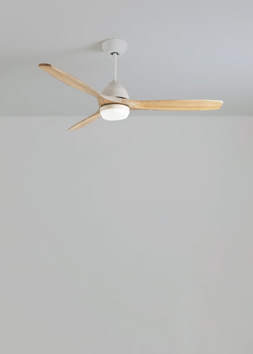Kit Ventilatore A Soffitto LED Conpade 36W - Luce Bianca/Gialla, Retrofitting Con Magnete, Ideale Per Giardino E Veranda