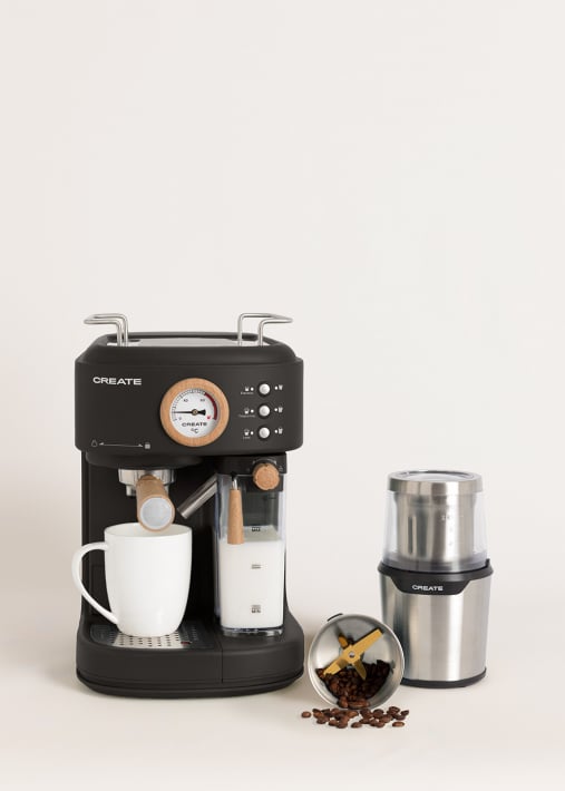 Pack THERA RETRO PRO Macchina per caffè espresso semiautomatic + MILL PRO Macina caffè e spezie