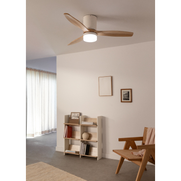 DC VENTILATORE DA Soffitto Lampada Telecomando Eco Aerodynamix Grigio Legno EUR 548,07 - PicClick FR