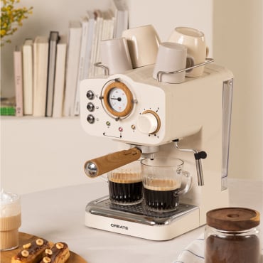 THERA RETRO - Macchina Da Caffè Espresso Bianco Sporco