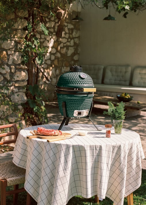 BBQ KAMADO - Barbecue affumicatore in ceramica