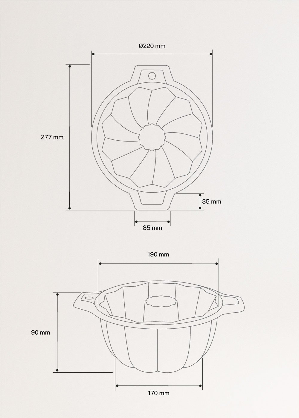 KITCHENWARE STUDIO - Stampi in silicone, medidas foto vertical
