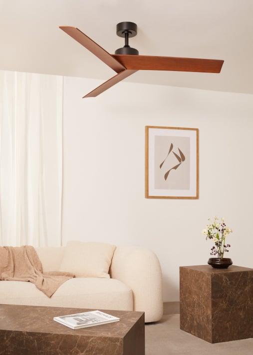 WIND SHARP - Ventilatore da soffitto 40W silenzioso Ø132 cm