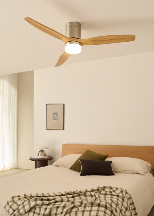 WIND CALM - Ventilatore da soffitto silenzioso da 40W con pale tecniche in ABS di varie dimensioni