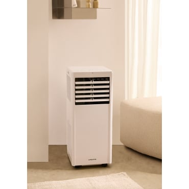 SILKAIR 7000 - Condizionatore Portatile 3 In 1 7000 BTU Con Deumidificatore 36L/giorno Bianco