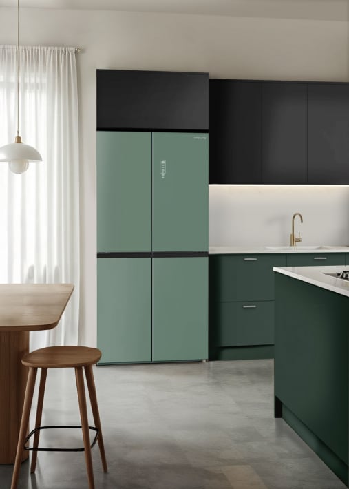 FRIDGE STUDIO CROSS DOOR 503 - Frigorifero a croce 4 porte 503L No Frost con Care+