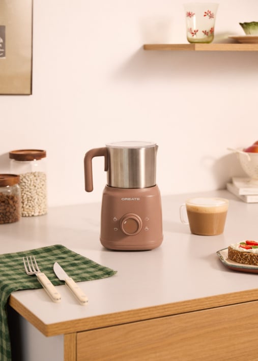 MILK FROTHER RETRO - Montalatte e scalda-latte con caraffa rimovibile