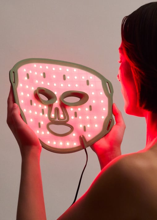 SKINCARE LED MASK 8 in 1 - Maschera LED 8 in 1 per trattamenti viso